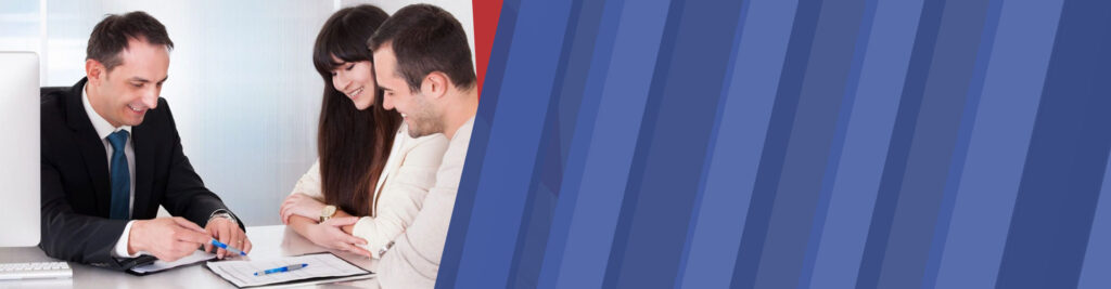 Man in white shirt resting head on hand against red background.